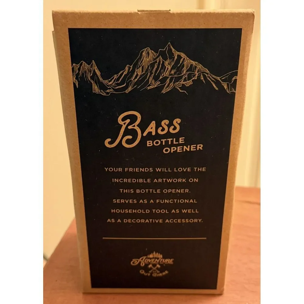 Large Mouth Bass Bottle Opener‎ by Adventure Out There - New